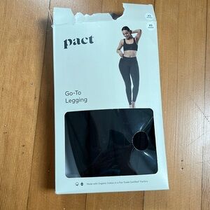Pact XS black leggings